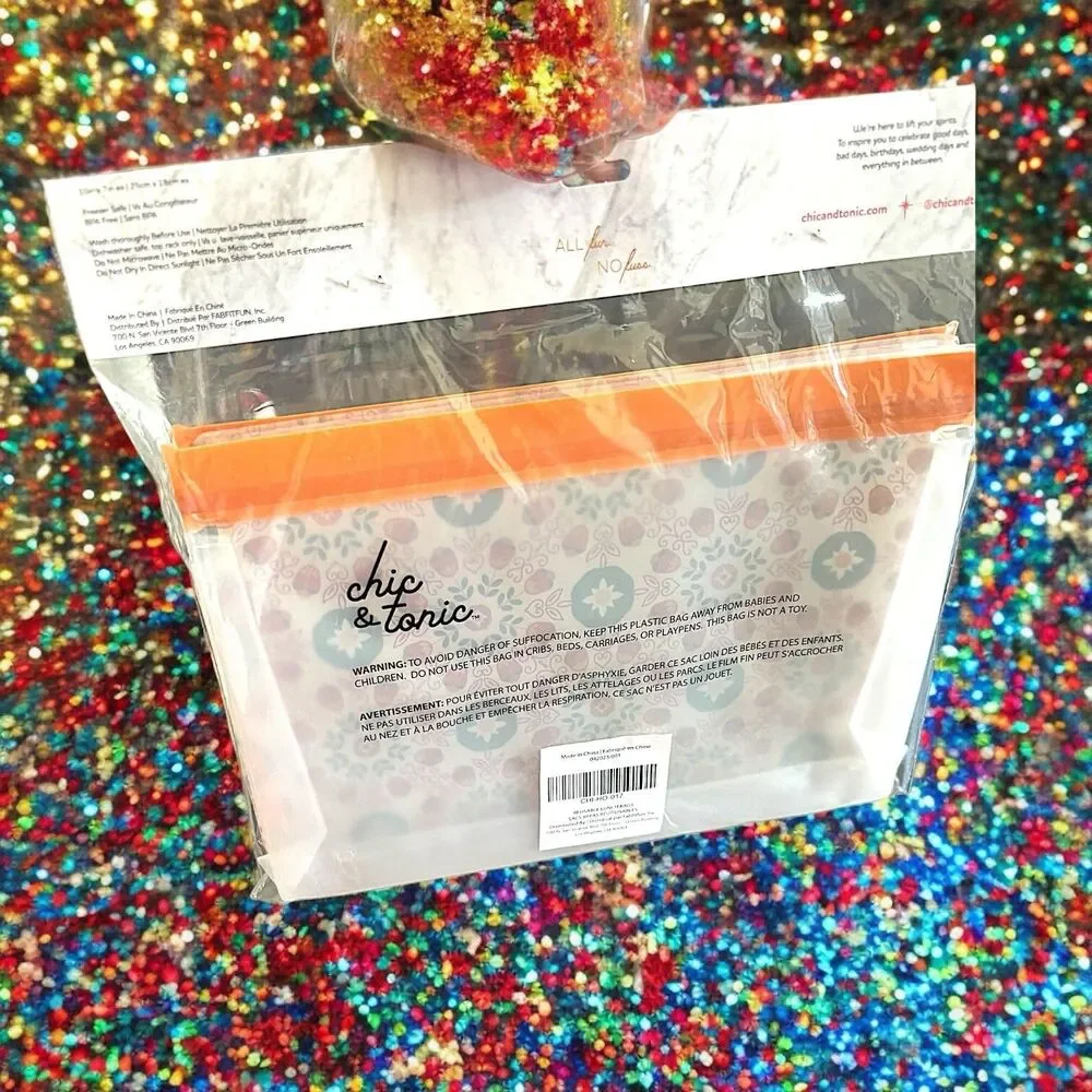 CHIC & TONIC Set of 3 Reusable Bags Brand New In package